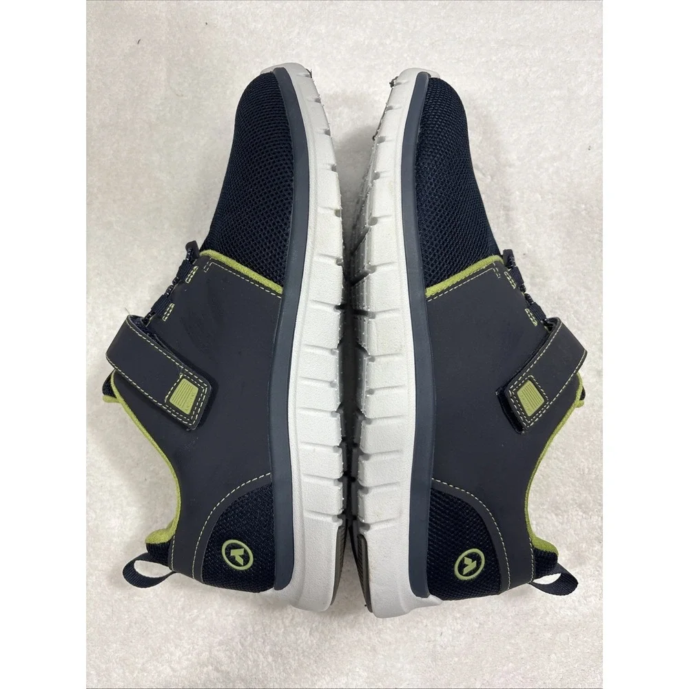 Anodyne No 46 Men Sport Jogger Orthopedic Walking Shoes Navy Lime 10.5W